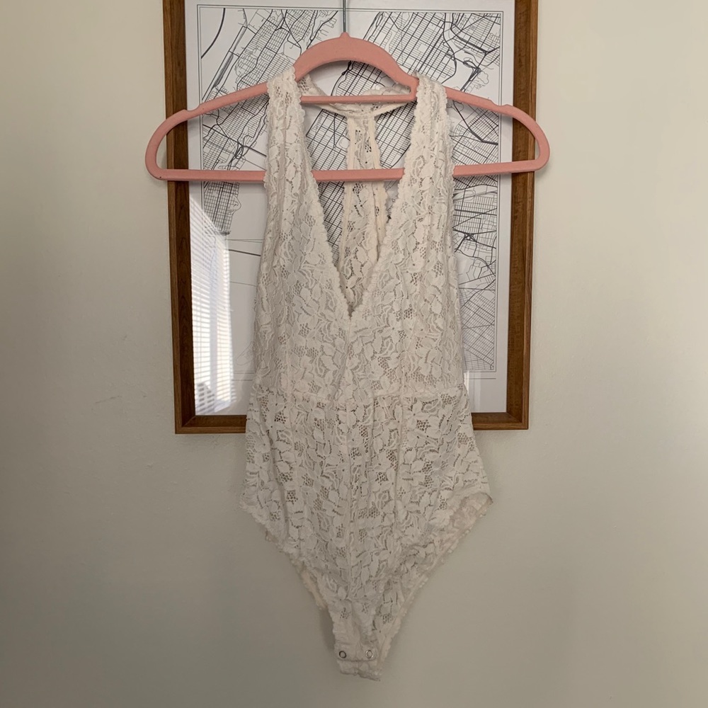 Free People Lace Bodysuit